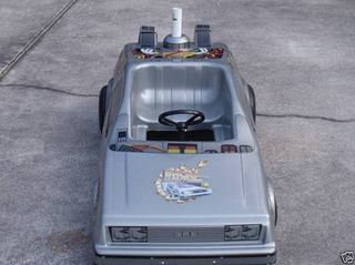 Illustration for article titled This Back to the Future toy car can't go 88 MPH (but is still way rad)